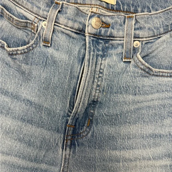 Madewell Light Blue High-Rise Wide-Leg Jeans - Picture 6 of 10